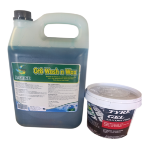 Wash N Wax 5L & Tyre Gel Shine 1L
